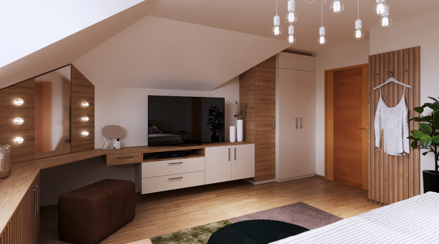 01 schlafzimmer_fri_hor_03-tischlerei_innenarchitektur_wagenleitner_senftenbach Helle Schlafzimmermöbel in Kernbuche mit Schminktisch