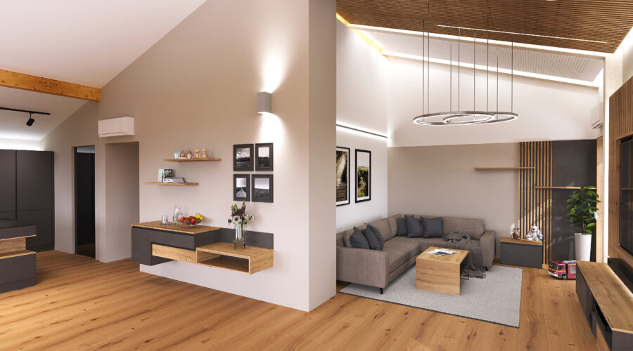 01 wohnzimmer_ste_loc_02-tischlerei_innenarchitektur_wagenleitner_senftenbach Modernes Wohnzimmer im Dachgeschoss